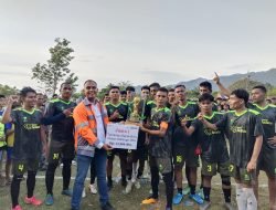 Persirawa Leupung Juara 1 Turnamen Sepak Bola Pekan Olahraga SBA 2024