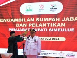 Teuku Reza Fahlevi Dilantik Sebagai Pj Bupati Simeulue