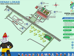 Denah Lokasi Perhelatan POPDA XVII Bisa Di Akses Melalui QR Code