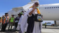Jemaah kloter 9, Jumat (19/7).