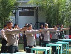 Polres Aceh Selatan Gelar Latihan Menembak
