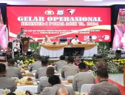 Kapolda Aceh Buka Gelar Operasional Semester satu Tahun 2024
