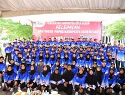 Pj Bupati Aceh Besar Lepas Kontingen Popda XVII