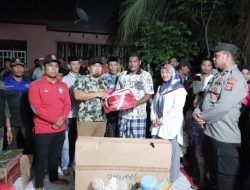 Dua Rumah Terbakar, Pj Bupati Iswanto Antar Bantuan Masa Panik