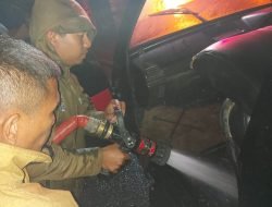 Mobil Pick Up Terbakar, Jalan Lintas Takengon-Bireuen Sempat Macet