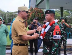 Pemkab Aceh Selatan Sambut Prajurit Satgas Pamtas RI PNG