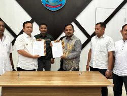 Pj Bupati Abdya Tanda Tangani NPHP untuk Panwaslih, Segini Anggarannya