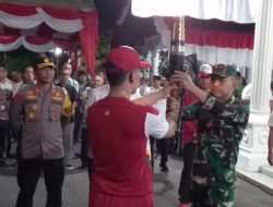 Kapolres Aceh Selatan Hadiri Sambut Kirab Api PON