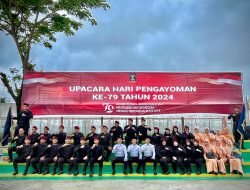 Peringati HUT Kemenjum HAM, Personel Lapas Kelas II B Meulaboh Gelar Upacara