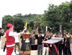 Kirab Obor PON XXI Aceh-Sumut 2024 Disambut Meriah di Abdya