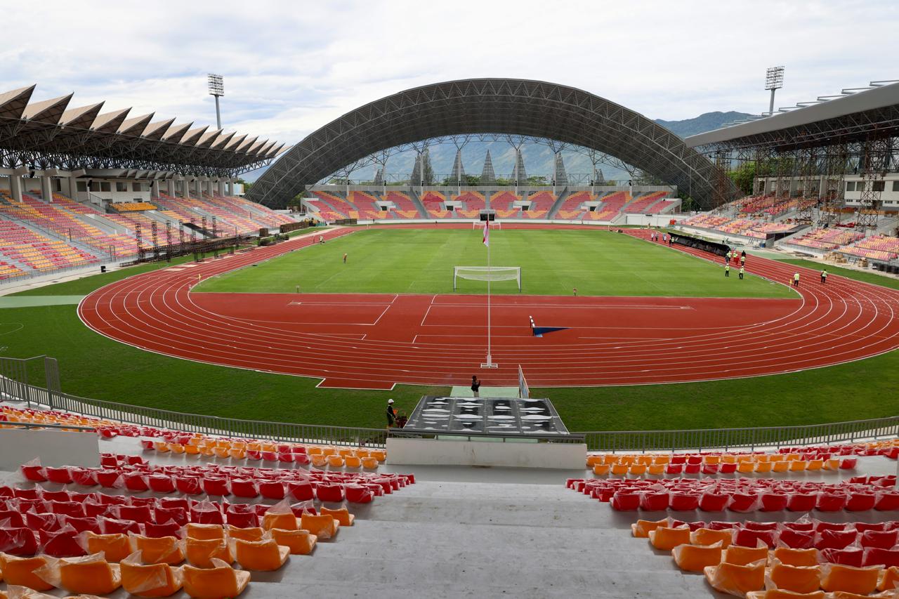 Ilustrasi Stadion Harapan Bangsa lokasi pembukaan ceremony PON XXI Aceh-Sumut.