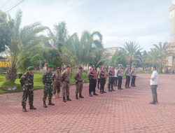 Puluhan Personil Polres Aceh Selatan Dikerahkan Untuk Pengamanan Tes Baca Alquran