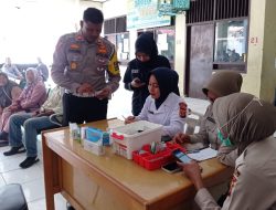 Satlantas Polres Aceh Selatan Gelar Bakti Kesehatan