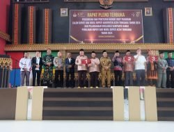 Bertempat di Gedung DPRK, KIP Agara Tetapkan Nomor Urut Paslon Bupati dan Wakil Bupati