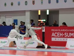 220 Atlet Anggar Siap Perebutkan Medali di PON XXI Aceh-Sumut