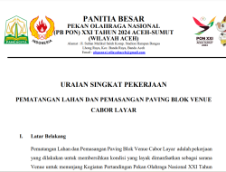 Proyek Venue Cabor Layar PON XXI Aceh-Sumut Capai Tahap Penandatanganan Kontrak