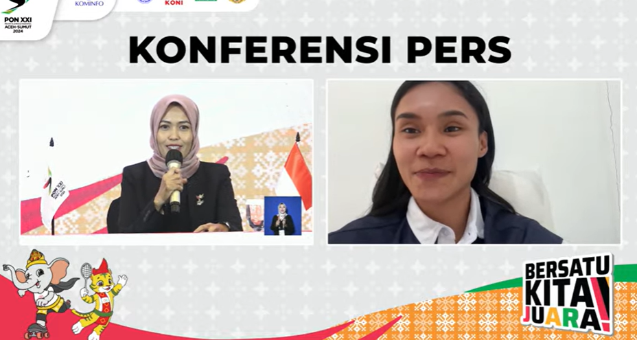 Konferensi pers bersama atlet dan ofisial Muay Thai Jawa Timur, Senin (16/9/2024).