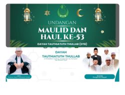 Dayah Tauthiatuth Thullab (DTB) Arongan Gelar Haul Ke-53