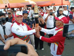 Kirab Api PON XXI Berlanjut ke Kabupaten Bener Meriah