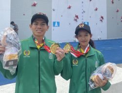 Tim Panjat Tebing Jatim Kembali Persembahkan Emas di Kategori Combined Mix