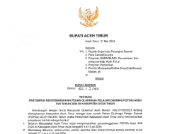 PJ Bupati Aceh Timur Terbitkan SE Untuk Menyemarakkan POPDA Ke- XVII