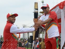 Pemkab Aceh Timur Sambut Tim Kirab Api PON XXI