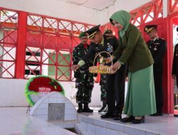 Kodim 0107/Asel Ziarah Makam Pahlawan Teuku Cut Ali Jelang HUT ke 79 TNI