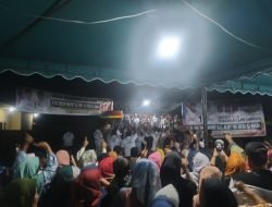 Ribuan Pendukung Salim Fakhry – Heri Al Hilal Hadiri Pengukuhan Tim Kemukiman Raja Bambel