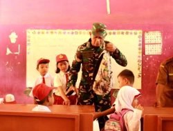 Kodim 0108/Agara Bersama Pamor Aceh Tenggara Salurkan Bantuan di Sekolah Terpencil