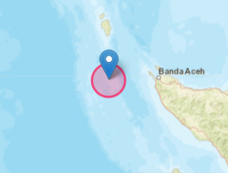 Gempa Bumi Berkekuatan 5.8 Guncang Banda Aceh