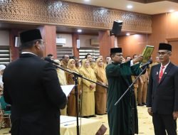 Pj Gubernur Safrizal Lantik Sekretaris DPRA