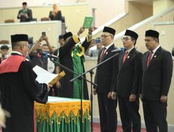 Dilantik Menjadi Ketua DPRK, Irwansyah Komit Menjaga Integritas Lemabaga Dewan