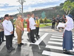 Presiden Jokowi Resmikan Bendungan Lausimeme di Deli Serdang