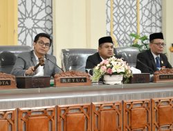 Dewan Kota Tetapkan Tatib DPRK Priode 2024-2029