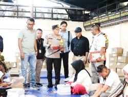 Pj Bupati Taufik, Tinjau Pelipatan Kertas  Suara Pilkada