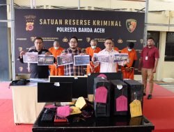 Polisi Amankan Sejumlah Penjudi di Banda Aceh