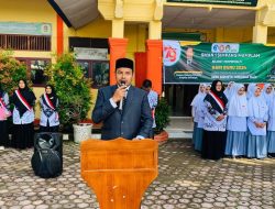 Kepala SMAS Muslimat Samalanga Pembina Apel HGN Ke-30, Ini Pesan Penuh Maknanya