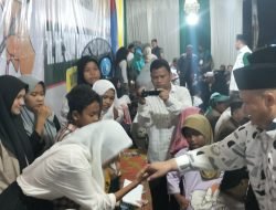Berkampanye di Kecamatan Bambel Agara, Pasangan SAH Santuni Anak Yatim