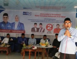 Peusijuk Pasangan ADAB Aceh Besar, HT Ibrahim Ajak Kader Demokrat Pilih Paslon 02