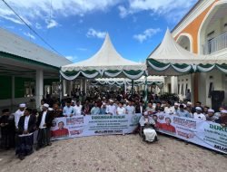 Ribuan Santri Dayah Arongan Dukung Mualem-Dek Fadh