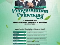 Ini Para Santri Juara Lomba Menulis Pemikiran Tu Sop dan Surat untuk Bustami-Syaikh Fadhil
