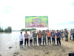 Kapolres Aceh Selatan Hadiri Penanaman Mangrove dalam Rangka HUT Batalyon Infanteri 115/Macan Leuser ke-20