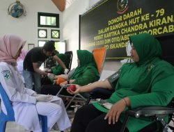 Sambut HUT Persit ke-79, Kodim Abdya Sumbang 40 Kantong Darah