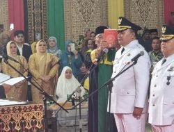 SAH, Muzakir Manaf Lantik Bupati Aceh Tenggara Periode 2025-2030