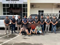 Satreskrim Polres Aceh Selatan, Serahkan Empat Tersangka dan Barang Bukti Kasus Tindak Pidana Keimigrasian