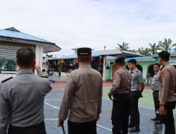 Kapolres Aceh Tamiang Tinjau Keamanan Lapas Kelas II B Kuala Simpang