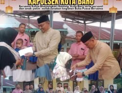 Polsek Kuta Baro Gelar Buka Puasa Bersama dan Santunan Anak Yatim