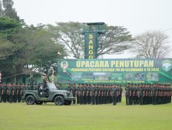 Asisten II Sekda Aceh Besar Hadiri Penutupan Dikmaba TNI AD Gelombang II TA 2024 di Rindam IM
