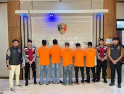Lima Tersangka Tambang Illegal di Nagan Raya Diserahkan ke Jaksa