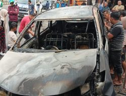 Mobil Avanza Terbakar di Takengon, Diduga Baru Mengisi BBM